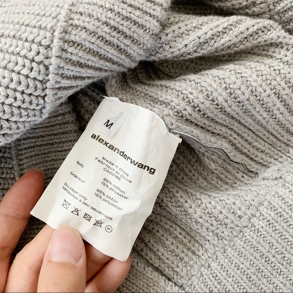 T by Alexander Wang Women’s V-Neck Knit Sweater - Picture 6 of 6